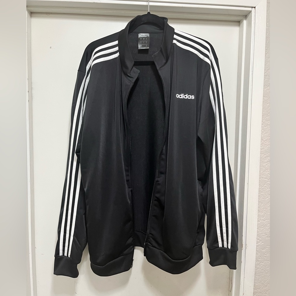 Mens Adidas track jacket size XL. Worn one time. $30